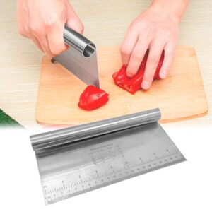 Espátula Inox Regua com 22cm Massas Pão Chocolate - konomizze.com