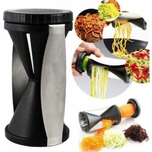 Cortador Espiral De Vegetais Legumes Ralador Mandoline - www.konomizze.com
