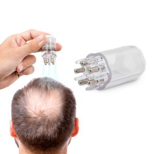 Pente Aplicador Couro Cabeludo Portátil Massagem Cuidados Cabelos