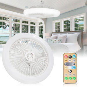 Ventilador De Teto Led Luzes Integradas Controle Remoto 36W