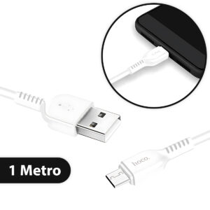 Cabo Carregador USB Tipo C Android Rápido Turbo 1 Metro