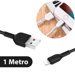 Cabo Carregador USB Lightning IOS Rápido Turbo 1 Metro