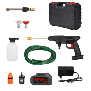 Lavadora Portatil Alta Pressão  Sem Fio Bivolt Lavar Carro